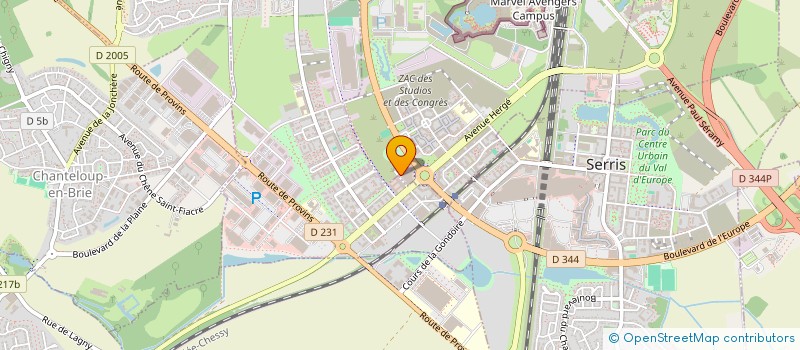 localisation de l'entreprise 828 256 495   CHESSY