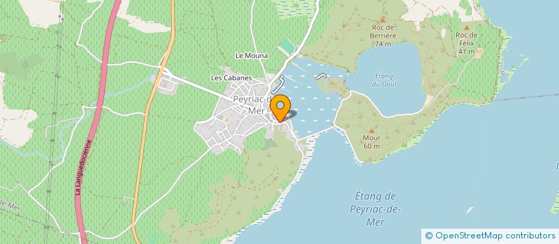 localisation de l'entreprise 828 261 768   PEYRIAC-DE-MER