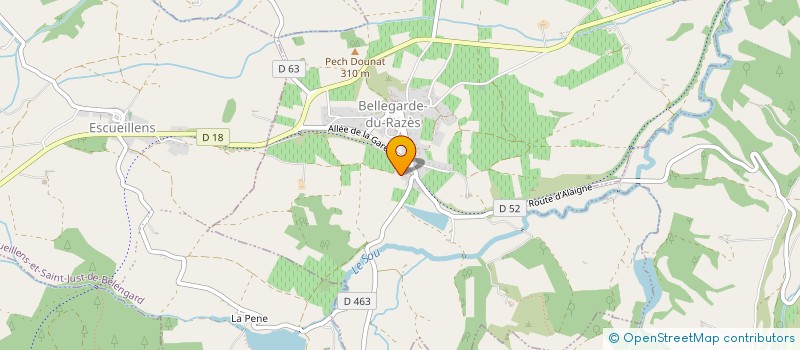 localisation de l'entreprise 828 296 343   BELLEGARDE-DU-RAZES