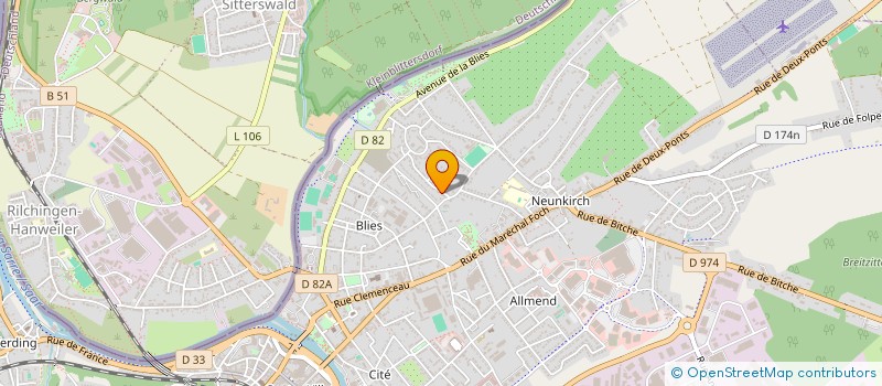 localisation de l'entreprise 828 318 907 à SARREGUEMINES