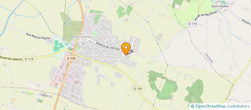 localisation de l'entreprise 828 333 278 à MONTELIER