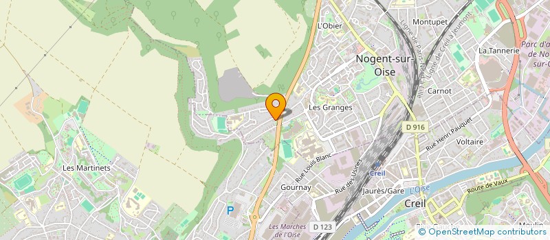 localisation de l'entreprise 828 362 673 à MONTATAIRE