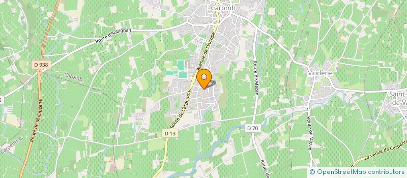 localisation de l'entreprise 828 422 949   CAROMB