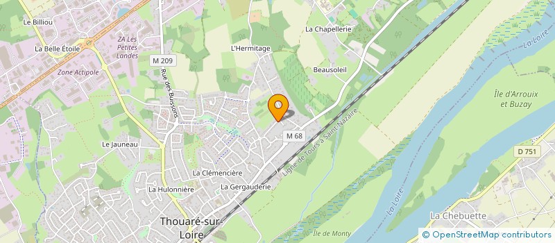 localisation de l'entreprise 828 442 079 à THOUARE-SUR-LOIRE