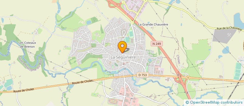localisation de l'entreprise 828 456 418  à CHOLET