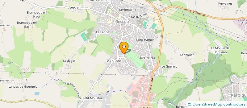 localisation de l'entreprise 828 473 470   PLESCOP