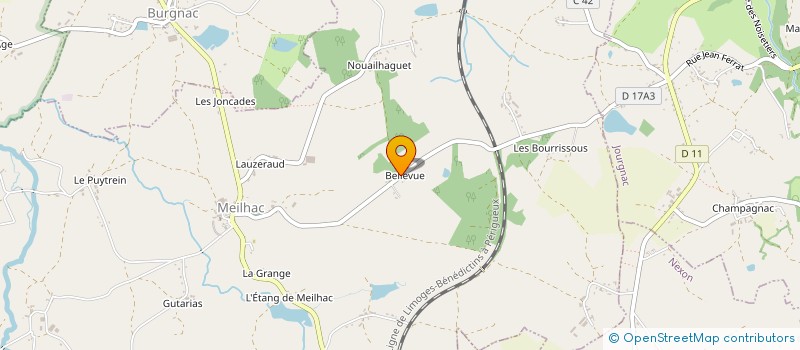 localisation de l'entreprise 828 475 905   MEILHAC