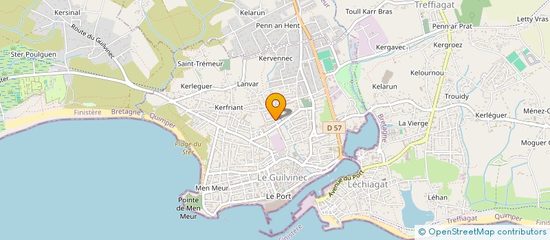 localisation de l'entreprise 828 482 562   GUILVINEC