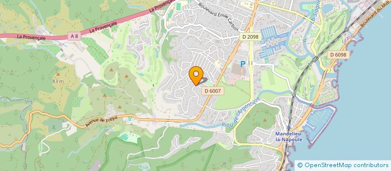 localisation de l'entreprise 828 490 029 à MANDELIEU-LA-NAPOULE