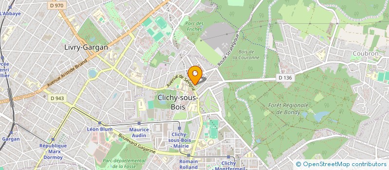 localisation de l'entreprise 828 499 467  à CLICHY-SOUS-BOIS