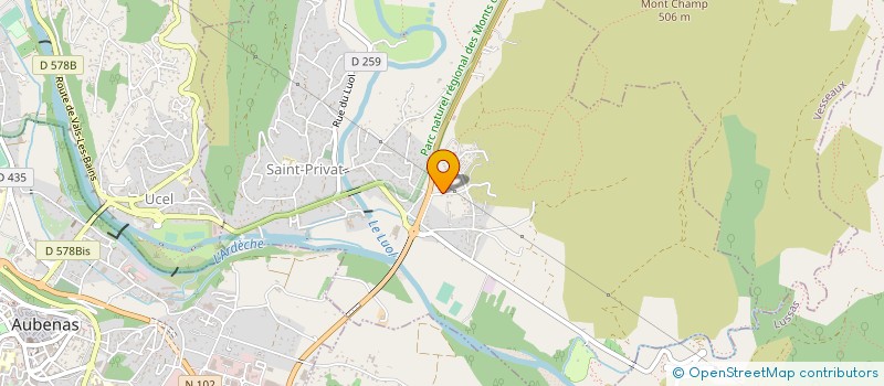 localisation de l'entreprise 828 537 282   SAINT-PRIVAT