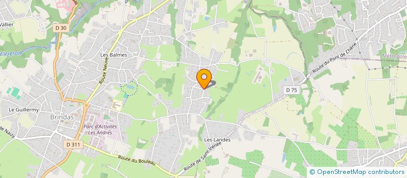 localisation de l'entreprise 828 541 144   BRINDAS