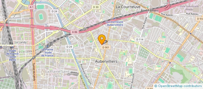 localisation de l'entreprise 828 546 564   AUBERVILLIERS