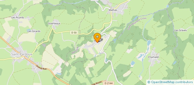 localisation de l'entreprise 828 555 151   MARCILLAT