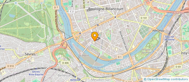 localisation de l'entreprise 828 575 456 à BOULOGNE-BILLANCOURT