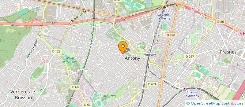 localisation de l'entreprise 828 576 959 à ANTONY