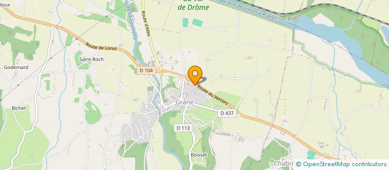 localisation de l'entreprise 828 596 197   LA  ROCHE SUR GRANE