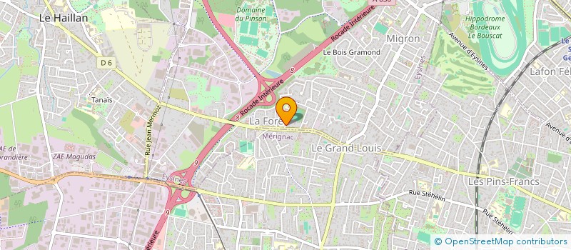 localisation de l'entreprise 828 613 455   EYSINES