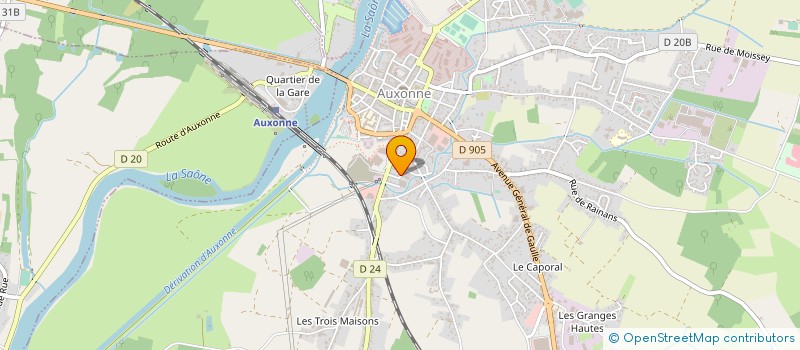 localisation de l'entreprise 828 638 692  à AUXONNE