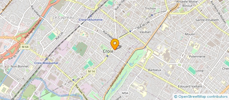 localisation de l'entreprise 828 640 342   CROIX