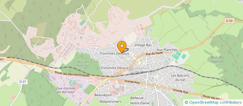 localisation de l'entreprise 828 646 968   VALDAHON