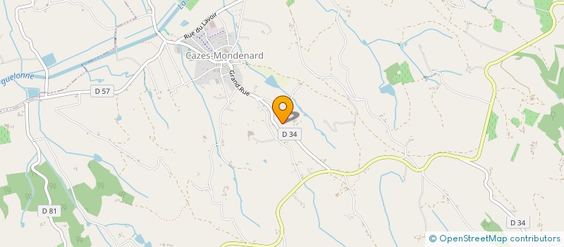 localisation de l'entreprise 828 658 419   CAZES-MONDENARD