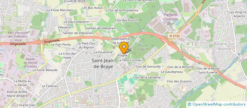 localisation de l'entreprise 828 664 631  à SAINT-JEAN-DE-BRAYE