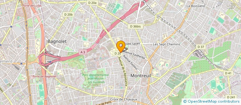 localisation de l'entreprise 828 706 457 à MONTREUIL