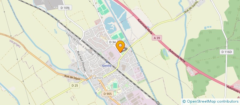 localisation de l'entreprise 828 722 488   GENLIS