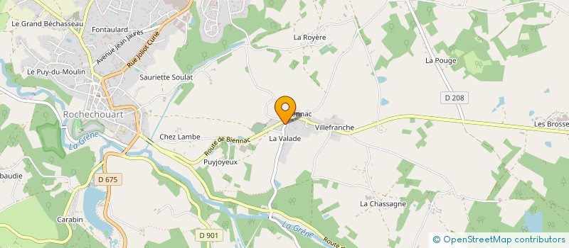 localisation de l'entreprise 828 727 966   ROCHECHOUART