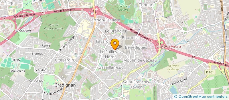 localisation de l'entreprise 828 781 682   GRADIGNAN