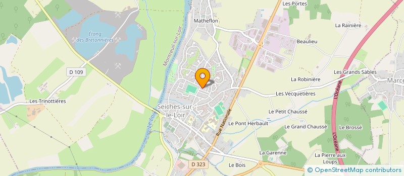 localisation de l'entreprise 828 825 026   SEICHES-SUR-LE-LOIR