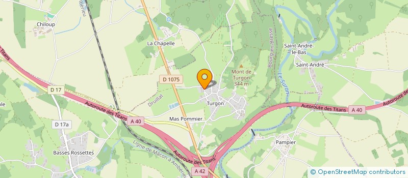 localisation de l'entreprise 828 831 313   DRUILLAT