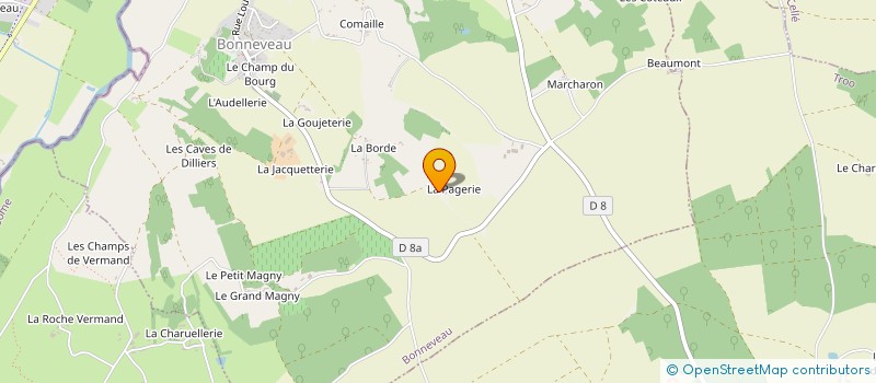 localisation de l'entreprise 828 839 753   BONNEVEAU