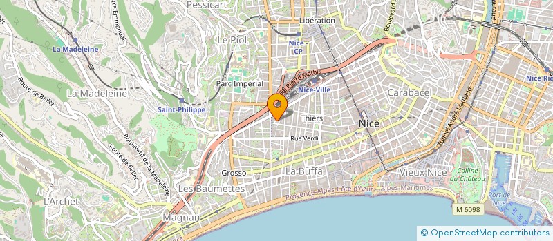 localisation de l'entreprise 828 840 421 à NICE