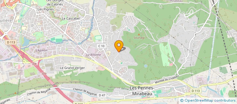 localisation de l'entreprise 828 880 948 à LES PENNES-MIRABEAU