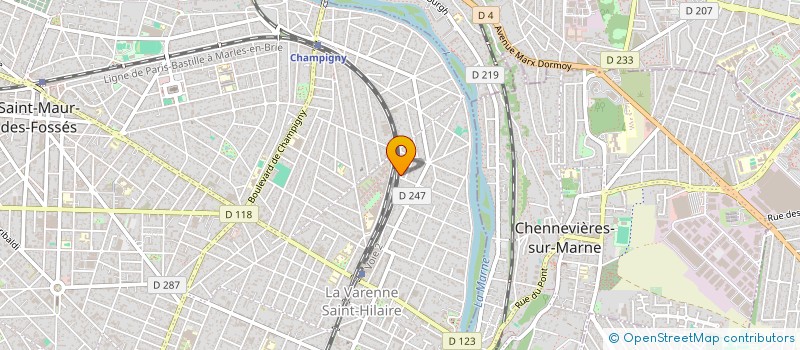 localisation de l'entreprise 828 882 993  à SAINT-MAUR-DES-FOSSES