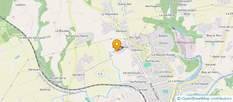 localisation de l'entreprise 828 900 381   QUIMPERLE