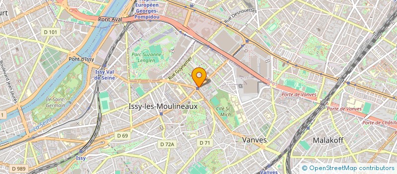 localisation de l'entreprise 828 958 553 à ISSY-LES-MOULINEAUX