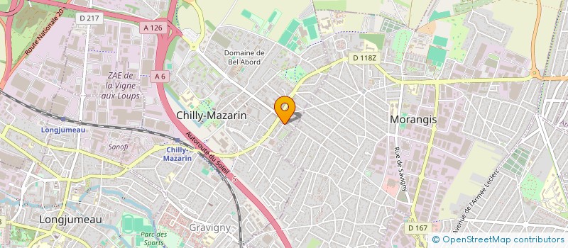 localisation de l'entreprise 828 977 900 à CHILLY-MAZARIN