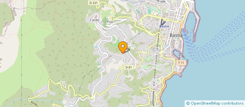 localisation de l'entreprise 829 012 772   BASTIA