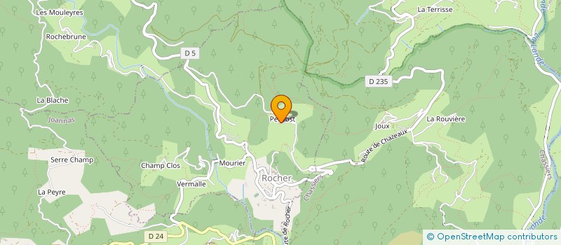 localisation de l'entreprise 829 040 849   ROCHER