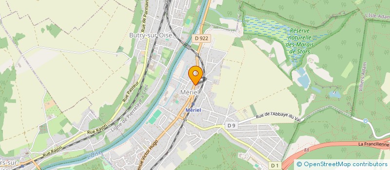 localisation de l'entreprise 829 042 555   MERIEL