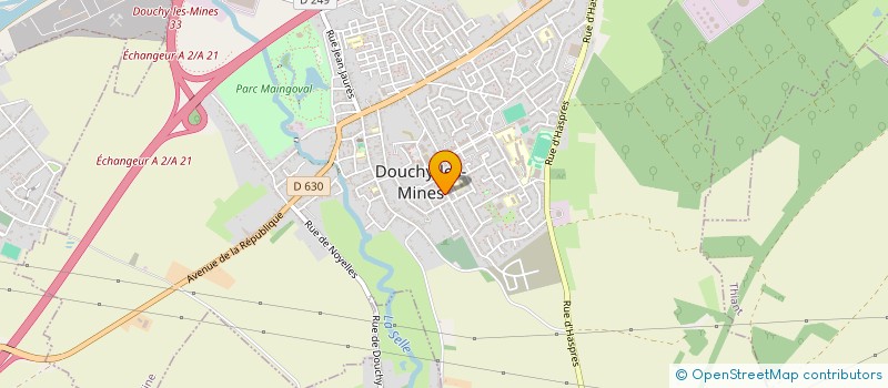 localisation de l'entreprise 829 092 329  à DOUCHY-LES-MINES