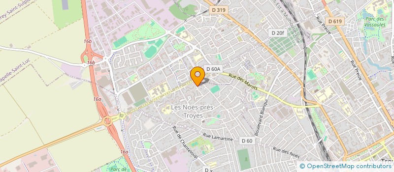 localisation de l'entreprise 829 143 593   LES NOES-PRES-TROYES