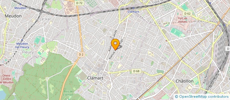 localisation de l'entreprise 829 185 263 à CLAMART
