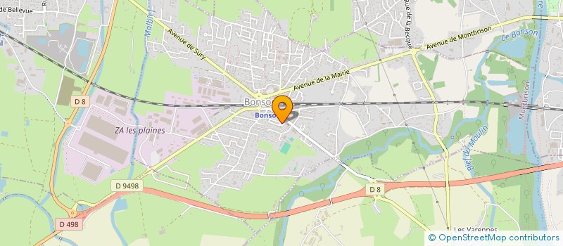 localisation de l'entreprise 829 221 381   BONSON