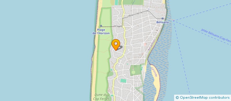 localisation de l'entreprise 829 235 134  à LEGE-CAP-FERRET