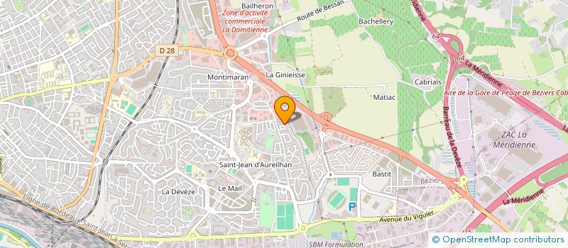 localisation de l'entreprise 829 236 215   BEZIERS