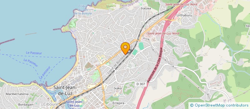 localisation de l'entreprise 829 306 281  à SAINT-JEAN-DE-LUZ